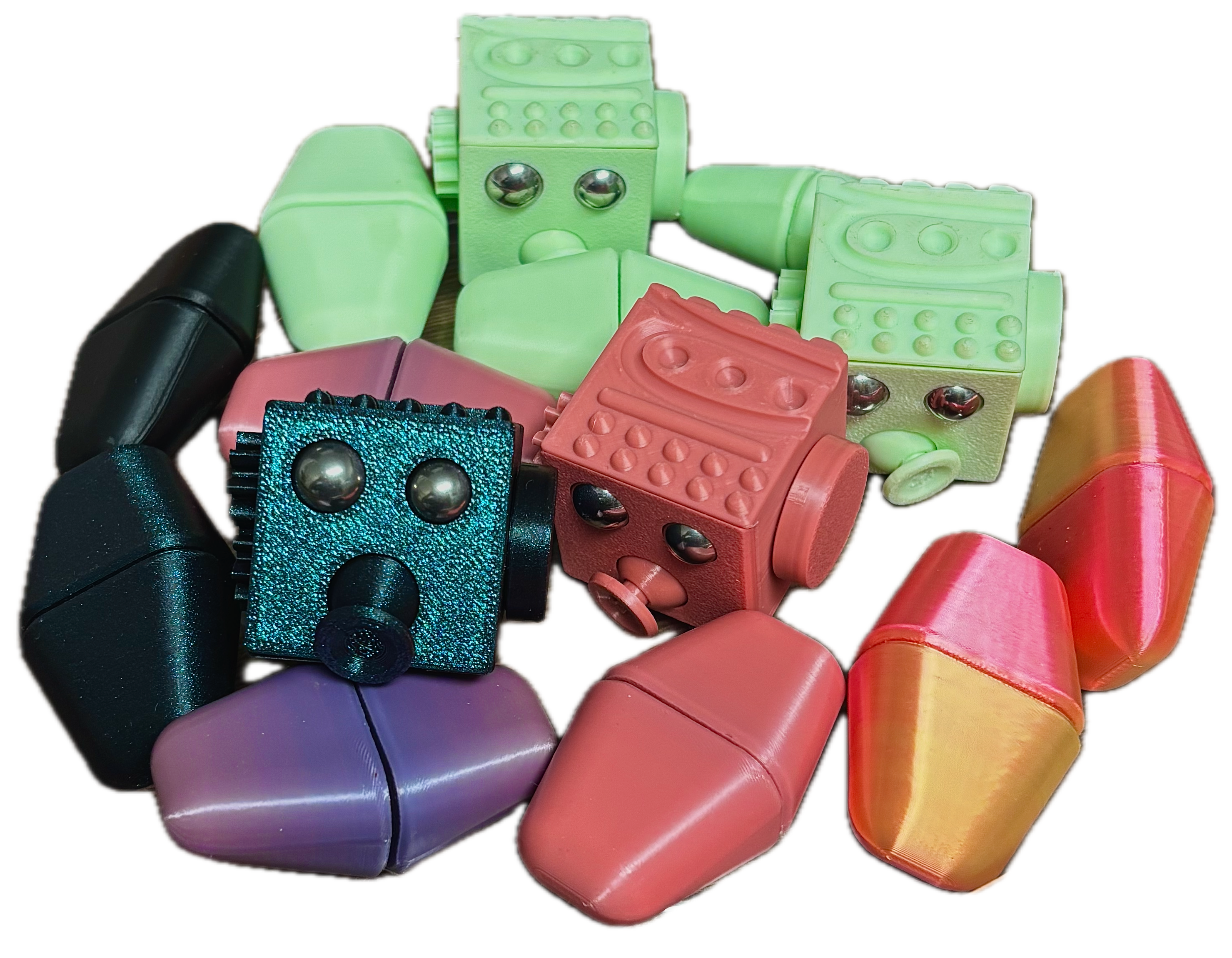 Various fidget designs